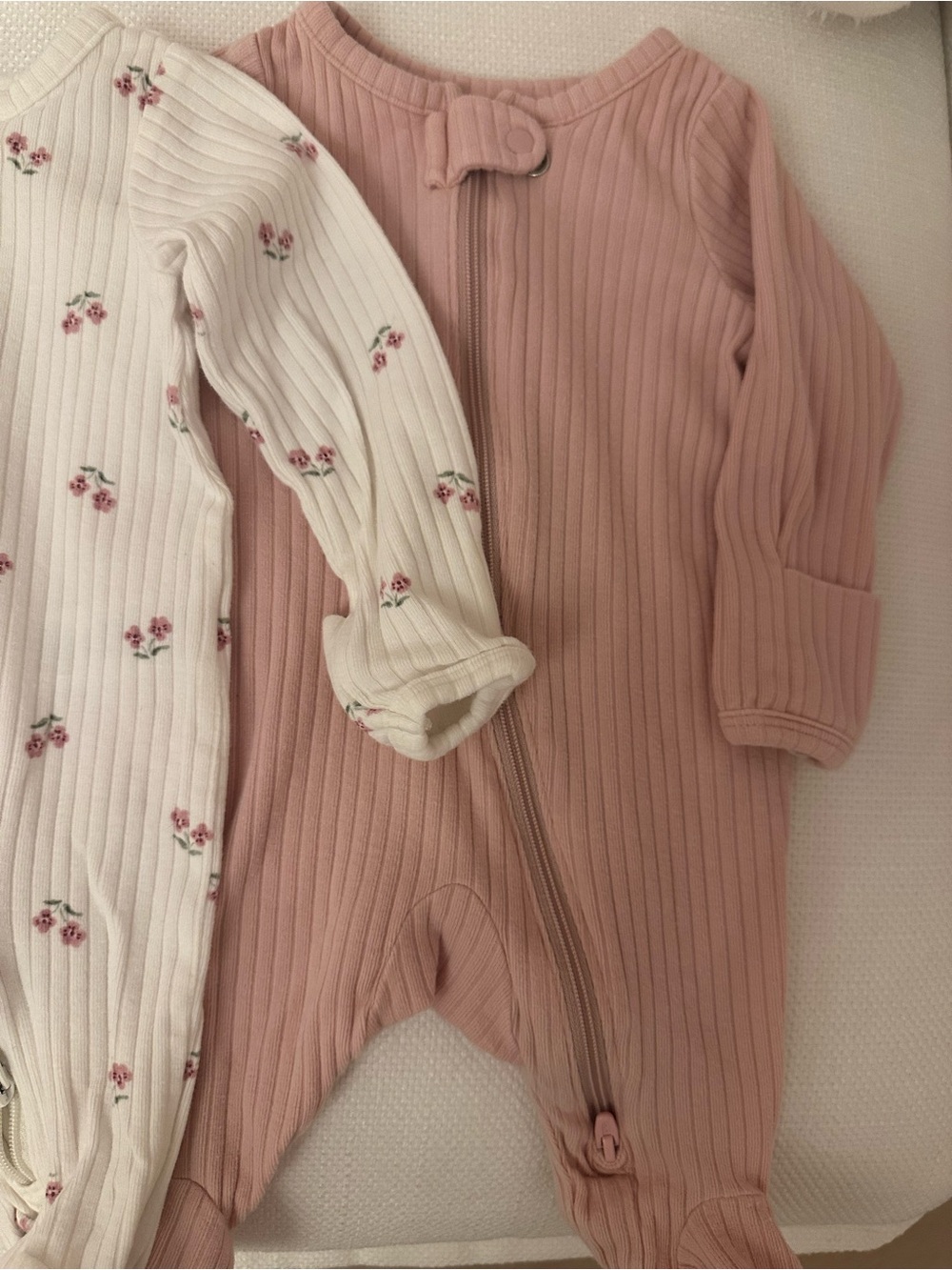 Carter's Ribbed Footed One-Piece 3 pc bundle - Picture 3 of 6